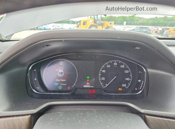 1HGCV1F53JA203775 2018 HONDA ACCORD Gray Vista del cuadro de instrumentos
