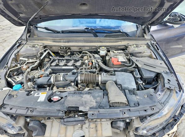 1HGCV1F53JA203775 2018 HONDA ACCORD Gray Vista interior trasera