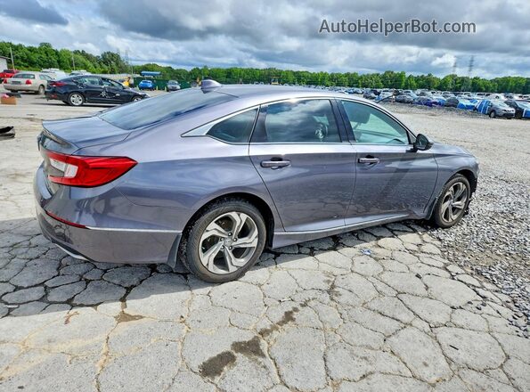 1HGCV1F53JA203775 2018 HONDA ACCORD Gray Trasero derecho