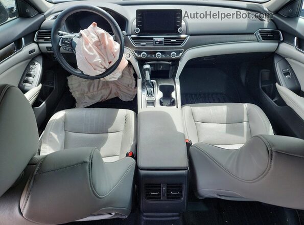 1HGCV1F53JA203775 2018 HONDA ACCORD Gray Vista del salpicadero