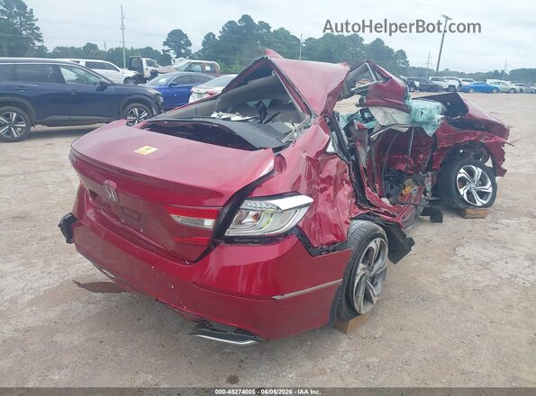 1HGCV1F53KA168379 2019 HONDA ACCORD Maroon Rear right