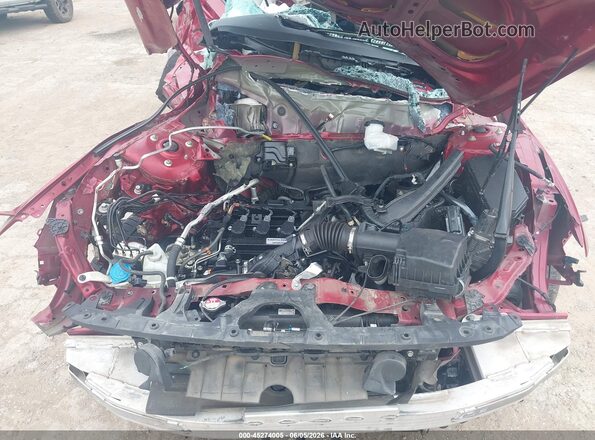 1HGCV1F53KA168379 2019 HONDA ACCORD Maroon Rear view