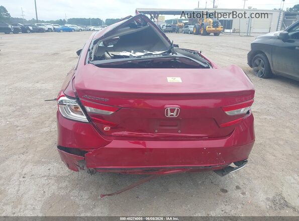 1HGCV1F53KA168379 2019 HONDA ACCORD Maroon 