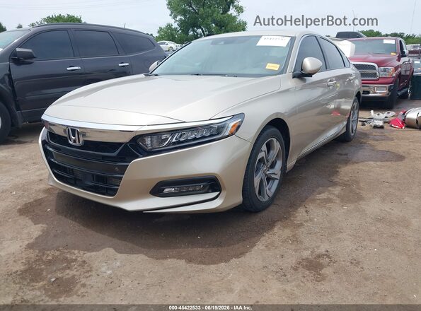 1HGCV1F53LA001571 2020 HONDA ACCORD Желто-коричневый Передняя левая четверть