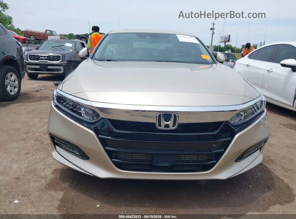 1HGCV1F53LA001571 2020 HONDA ACCORD Желто-коричневый Вид задней части салона