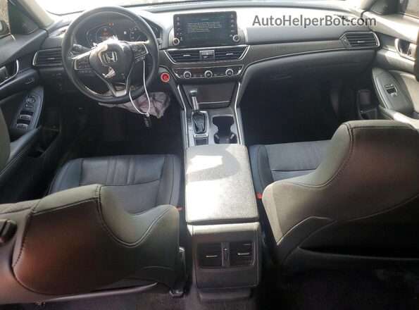 1HGCV1F53LA059065 2020 HONDA ACCORD Белый Вид панели приборов