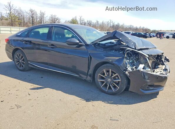 1HGCV1F53MA073470 2021 HONDA ACCORD Black Front right