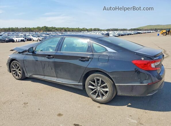 1HGCV1F53MA073470 2021 HONDA ACCORD Black Rear left