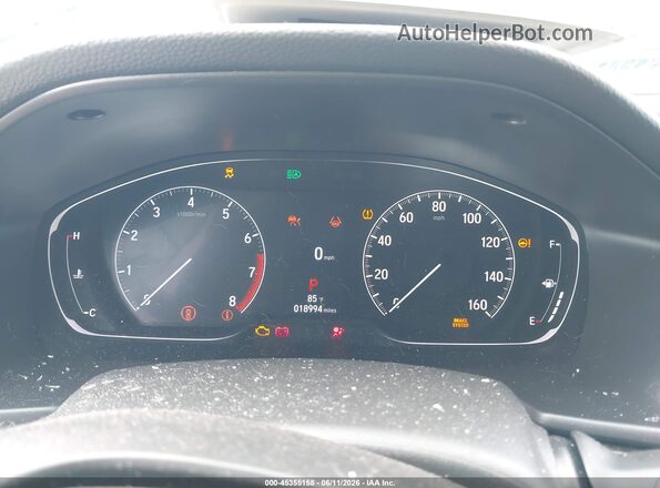 1HGCV1F53NA059232 2022 HONDA ACCORD White უკანა სავარძლების ხედი