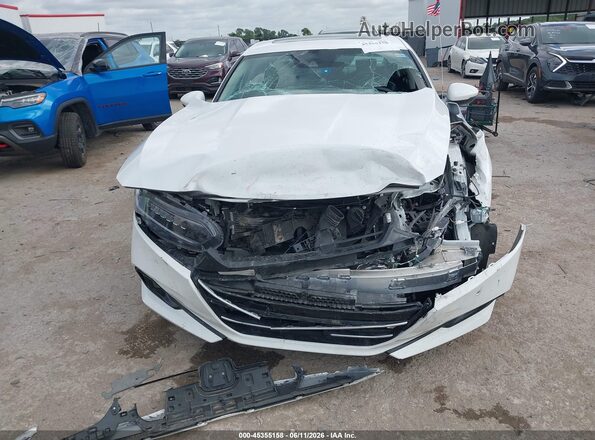 1HGCV1F53NA059232 2022 HONDA ACCORD White წინა ხედი