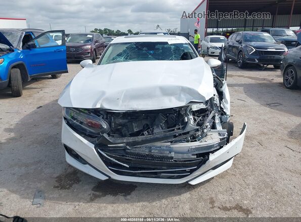 1HGCV1F53NA059232 2022 HONDA ACCORD White უკანა სალონის ხედი