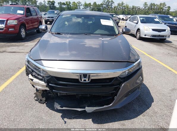 1HGCV1F54JA023012 2018 HONDA ACCORD Серый Вид панели приборов