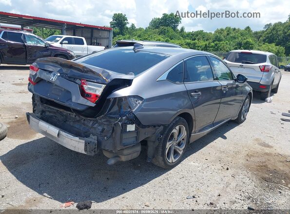 1HGCV1F54JA110036 2018 HONDA ACCORD Gray Tył prawy