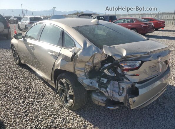 1HGCV1F54KA025988 2019 HONDA ACCORD Tan Հետևի ձախ