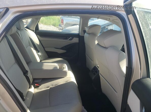 1HGCV1F54KA025988 2019 HONDA ACCORD Tan Հետևի նստատեղերի տեսք