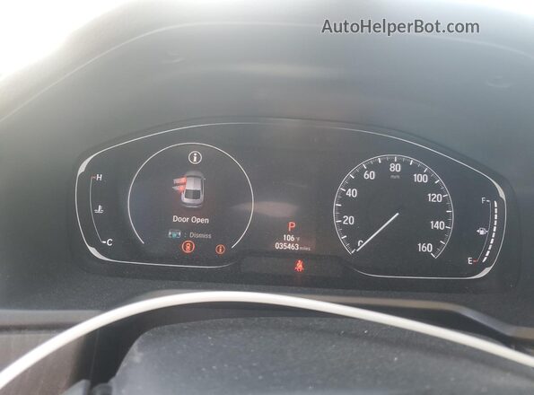 1HGCV1F54KA025988 2019 HONDA ACCORD Tan Սարքավորումների վահանակի տեսք