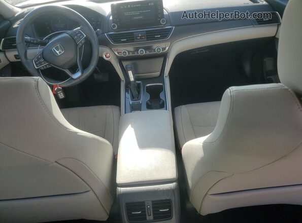 1HGCV1F54KA025988 2019 HONDA ACCORD Tan Առջևի վահանակի տեսք