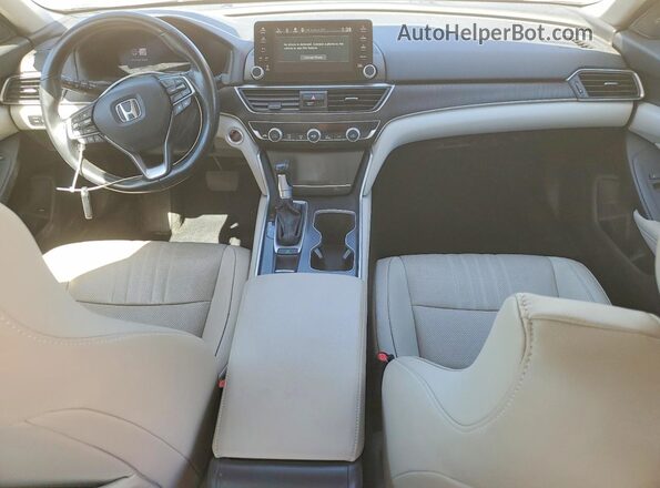 1HGCV1F54LA079213 2020 HONDA ACCORD Tan Առջևի վահանակի տեսք