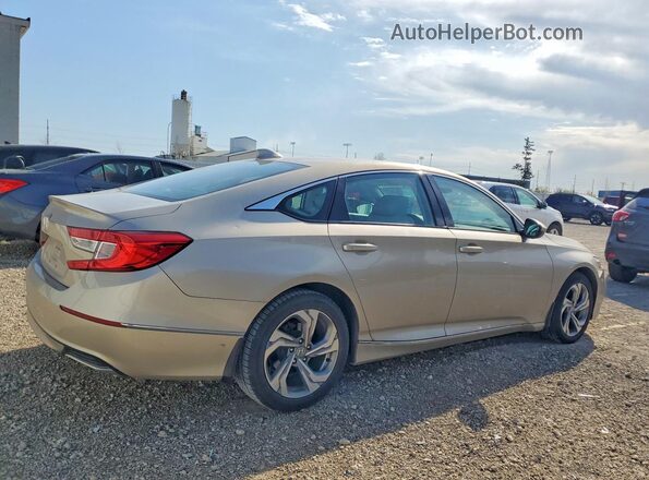 1HGCV1F55JA191841 2018 HONDA ACCORD Gold Հետևի աջ
