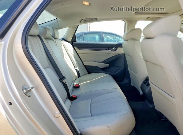 1HGCV1F55JA191841 2018 HONDA ACCORD Gold Հետևի նստատեղերի տեսք