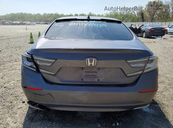 1HGCV1F55JA192617 2018 HONDA ACCORD Gray Vista trasera