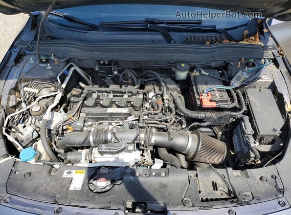 1HGCV1F55JA192617 2018 HONDA ACCORD Gray Vista interior trasera