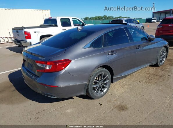 1HGCV1F55MA064737 2021 HONDA ACCORD Gray უკანა მარჯვენა