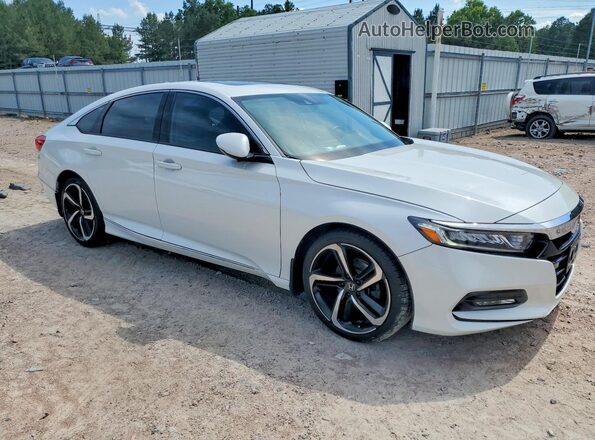 1HGCV1F56JA106019 2018 HONDA ACCORD White Առջևի աջ