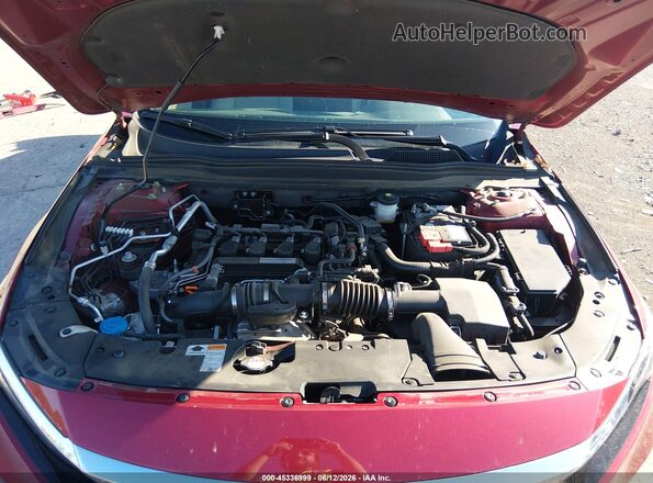 1HGCV1F56JA123564 2018 HONDA ACCORD Красный 