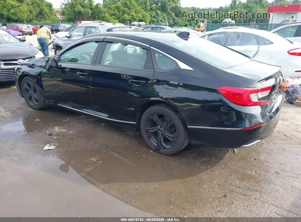 1HGCV1F56JA135598 2018 HONDA ACCORD Синий Задняя левая четверть