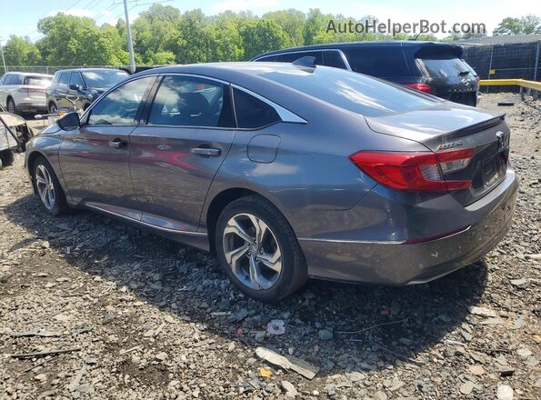 1HGCV1F56JA200143 2018 HONDA ACCORD Gray უკანა მარცხენა
