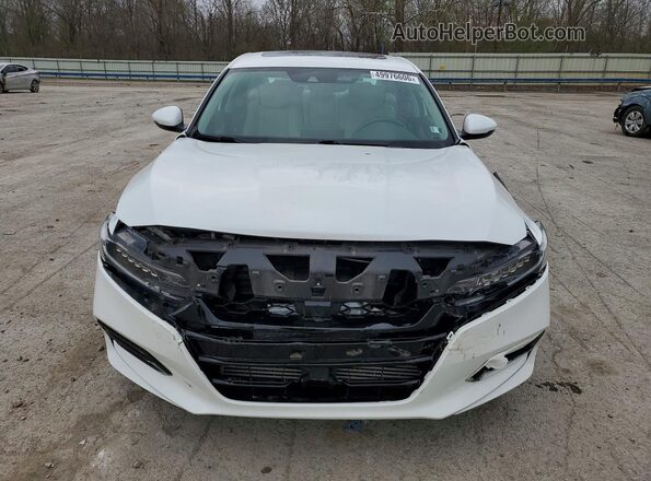 1HGCV1F56KA006911 2019 HONDA ACCORD White 