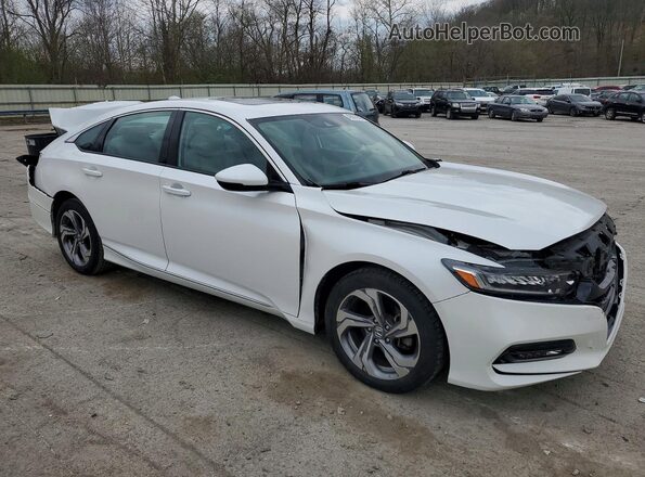1HGCV1F56KA006911 2019 HONDA ACCORD White 