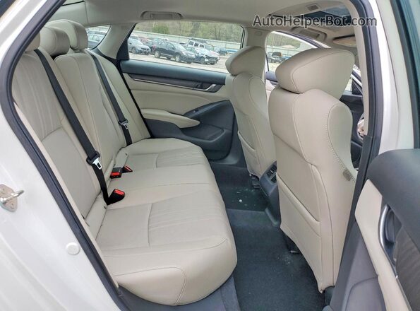1HGCV1F56KA006911 2019 HONDA ACCORD White 