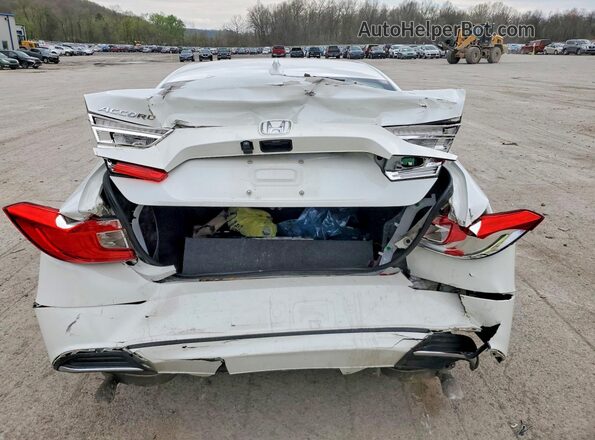 1HGCV1F56KA006911 2019 HONDA ACCORD White 