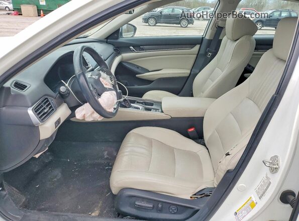 1HGCV1F56KA006911 2019 HONDA ACCORD White 