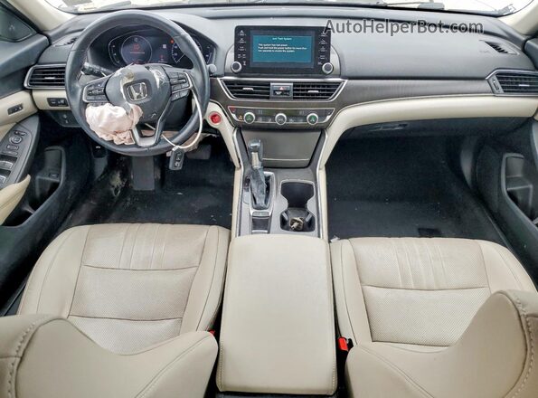 1HGCV1F56KA006911 2019 HONDA ACCORD White 