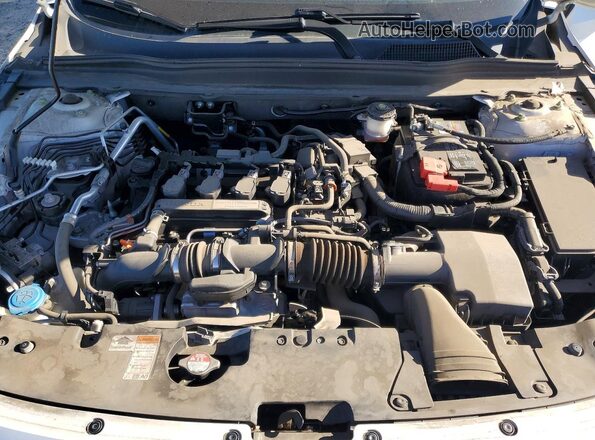 1HGCV1F56KA105437 2019 HONDA ACCORD White Вид задньої частини салону