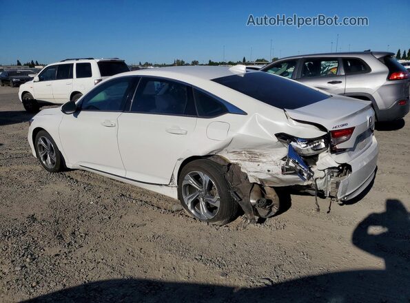 1HGCV1F56KA105437 2019 HONDA ACCORD White Задня ліва чверть