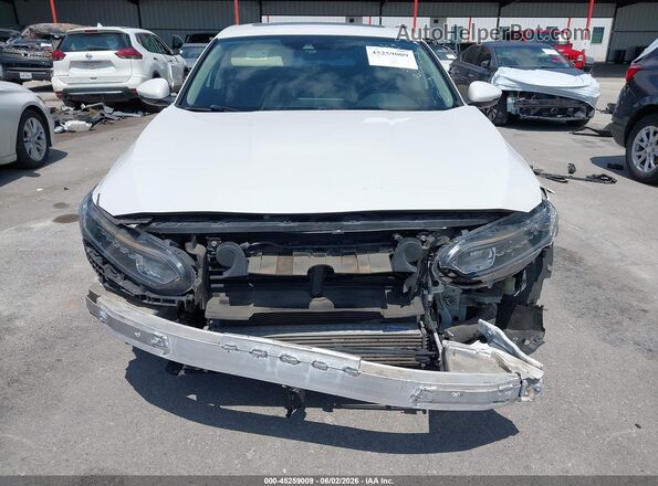 1HGCV1F56LA027470 2020 HONDA ACCORD White Вид спереду