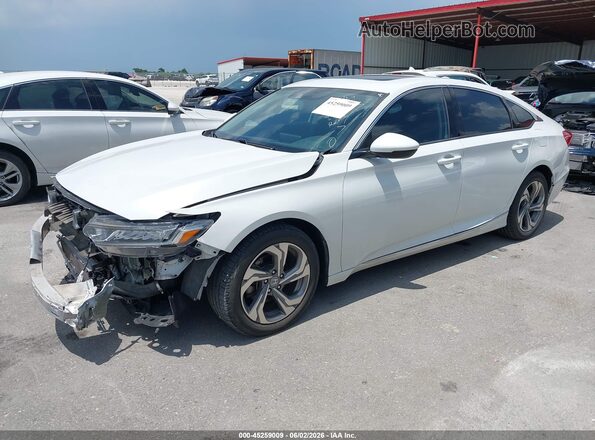 1HGCV1F56LA027470 2020 HONDA ACCORD White Передня ліва чверть