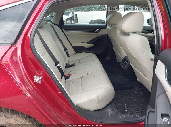 1HGCV1F56MA059577 2021 HONDA ACCORD Red VIN sticker view
