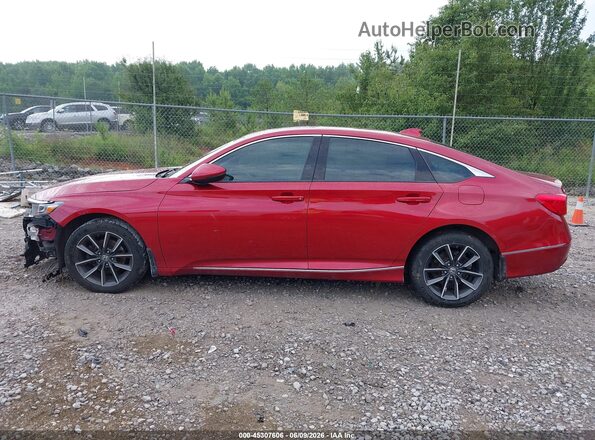 1HGCV1F56MA059577 2021 HONDA ACCORD Red 360 interior view