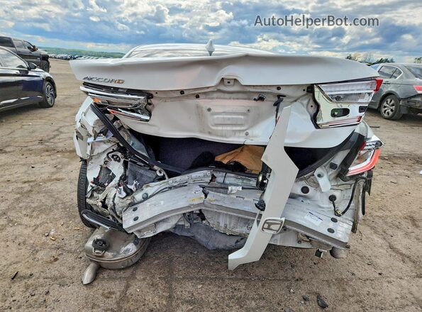 1HGCV1F56NA026886 2022 HONDA ACCORD Белый Вид сзади