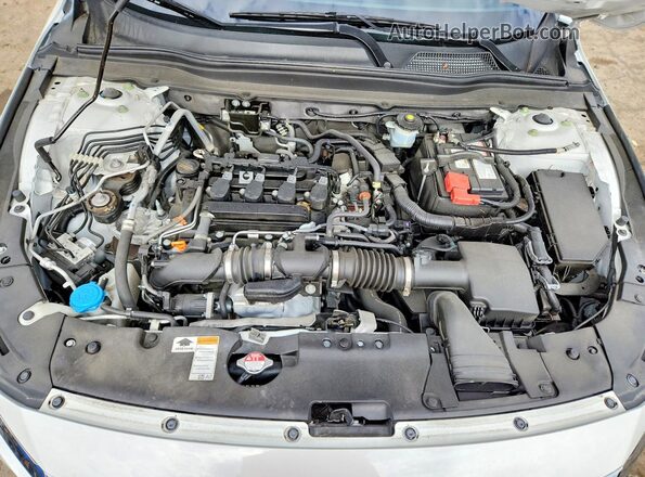 1HGCV1F56NA026886 2022 HONDA ACCORD Белый Вид задней части салона