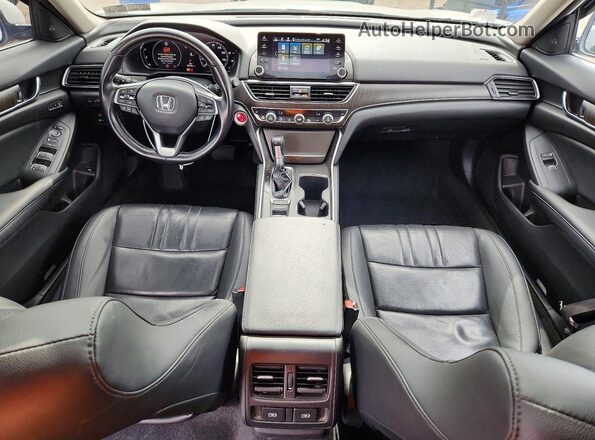 1HGCV1F56NA026886 2022 HONDA ACCORD Белый Вид панели приборов