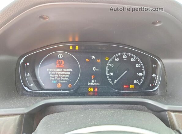1HGCV1F56NA026886 2022 HONDA ACCORD Белый Вид щитка приборов
