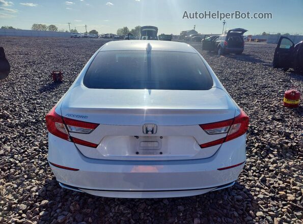 1HGCV1F57JA094169 2018 HONDA ACCORD White Հետևի տեսք