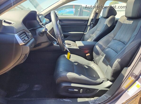 1HGCV1F57LA005087 2020 HONDA ACCORD Charcoal Widok wnętrza z przodu