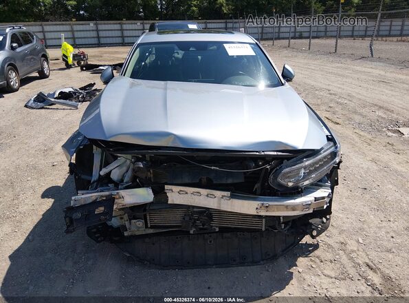 1HGCV1F57LA133216 2020 HONDA ACCORD Silver Вид спереду